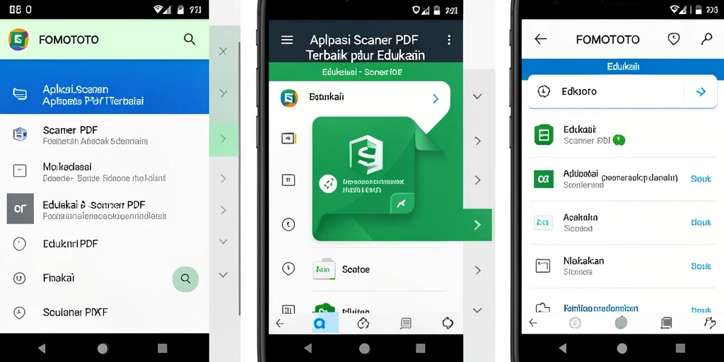 Antarmuka utama FOMOTOTO yang mudah digunakan untuk pemindaian PDF.