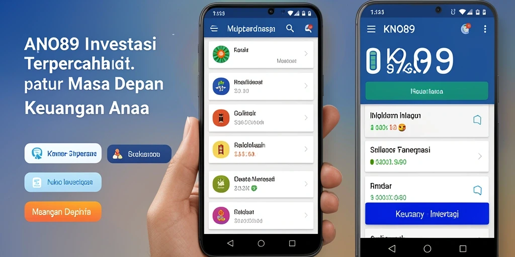 Tampilan antarmuka KNO89 yang ramah pengguna untuk investasi yang lebih baik.