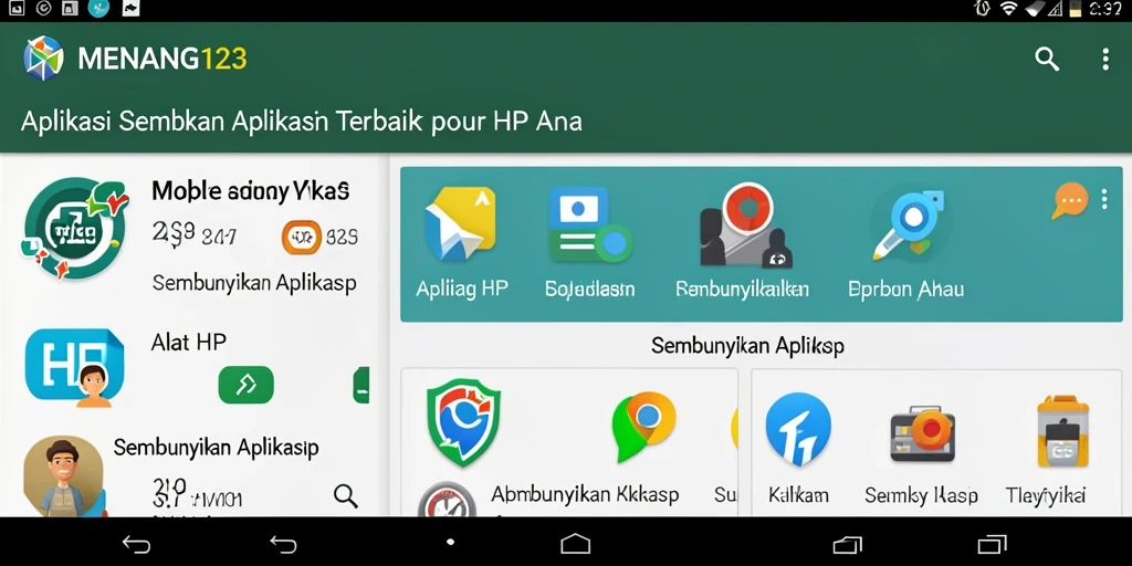 Tampilan antarmuka MENANG123 yang sederhana dan fungsional.